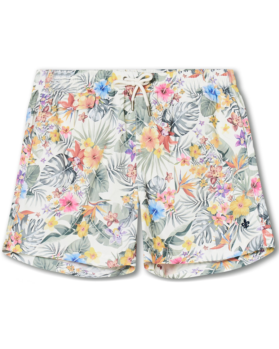 Mies | Uimahousut | Morris | Tropical Bathing Trunks Off White