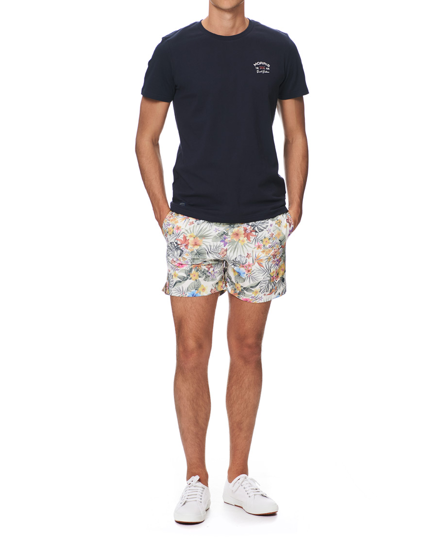 Mies | Uimahousut | Morris | Tropical Bathing Trunks Off White