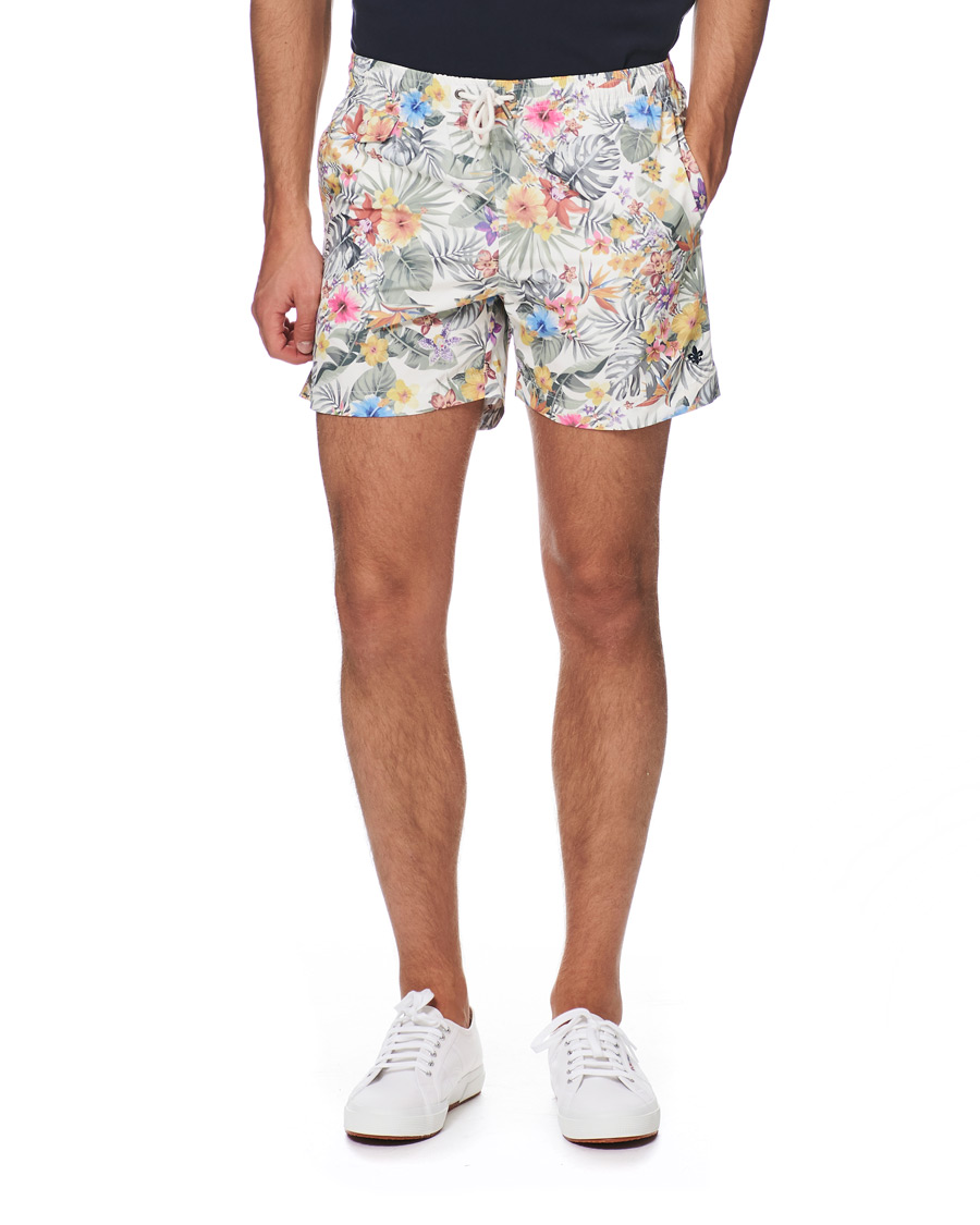 Mies | Uimahousut | Morris | Tropical Bathing Trunks Off White