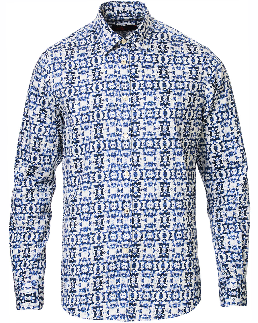 Mies | Kauluspaidat | Morris | Pascal Button Under Shirt Blue