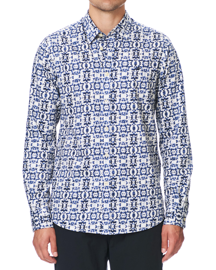 Mies | Kauluspaidat | Morris | Pascal Button Under Shirt Blue