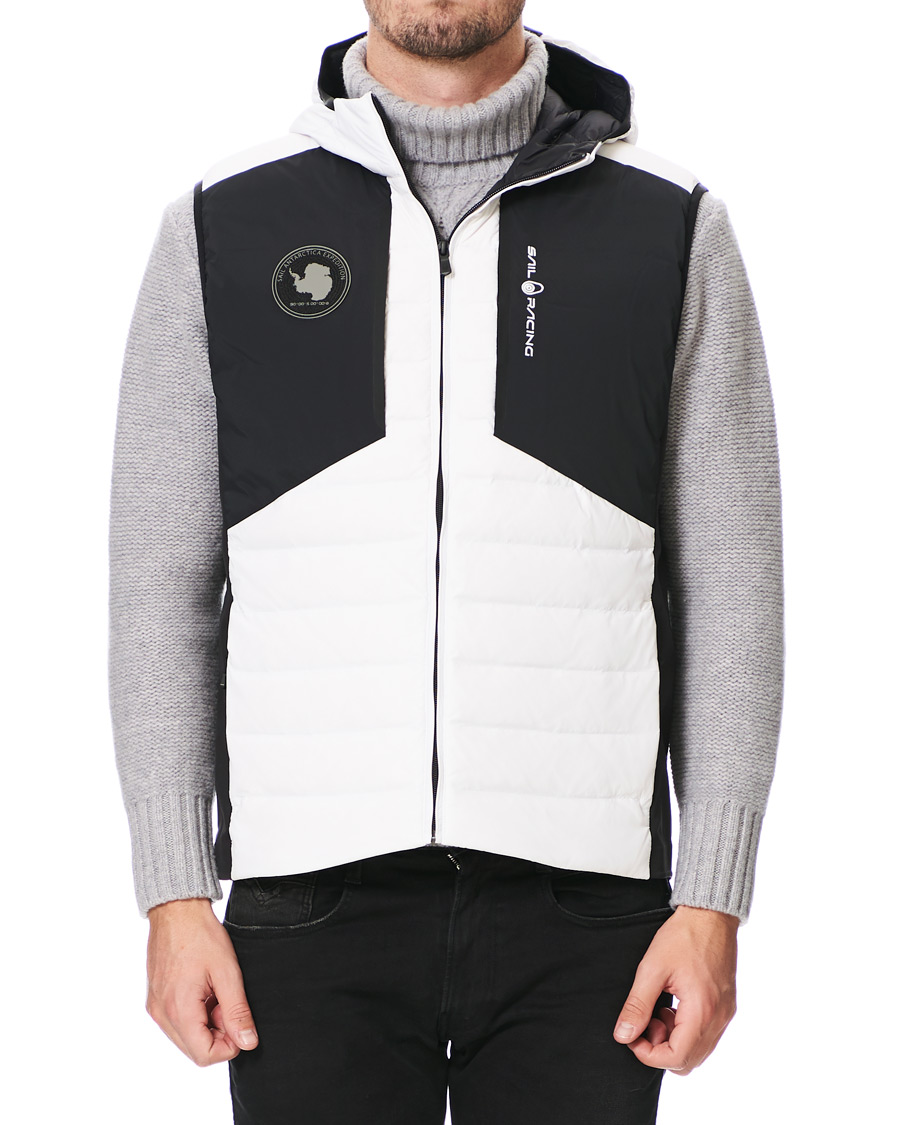 Mies | Takit | Sail Racing | Antartica Hybrid Hooded Vest White