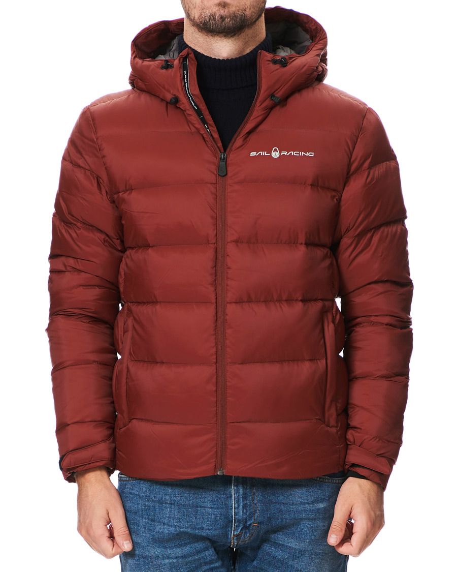 Mies | Takit | Sail Racing | Gravity Down Hooded Jacket Fired Brick