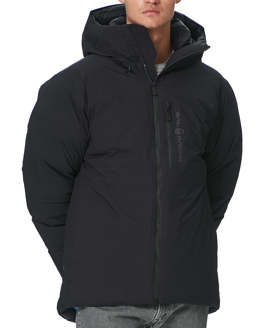 Mies | Takit | Sail Racing | Black Ice Gore-Tex Down Hooded Jacket Carbon