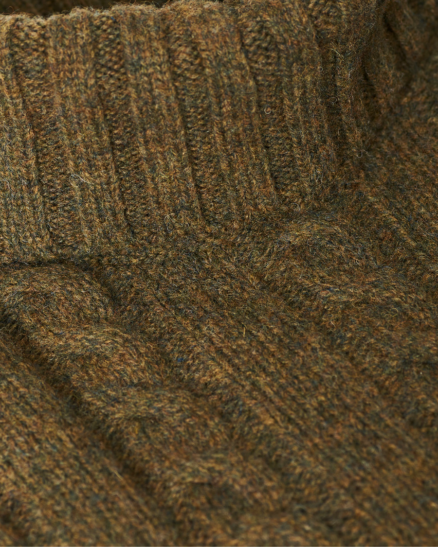 Mies | Puserot | Barbour Lifestyle | Duffle Cable Rollneck Willow Green
