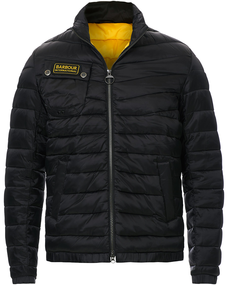 Mies | Takit | Barbour International | Chain Baffle Jacket Black