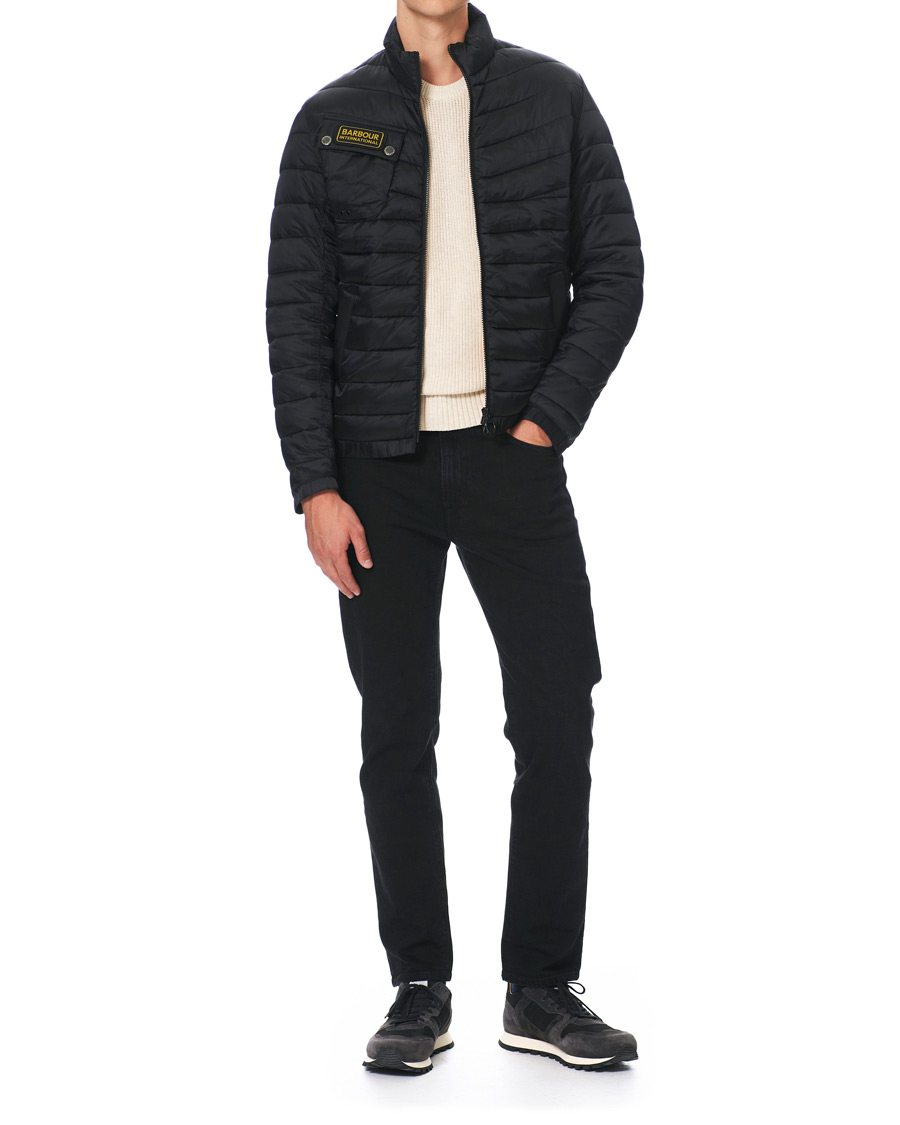 Mies | Takit | Barbour International | Chain Baffle Jacket Black