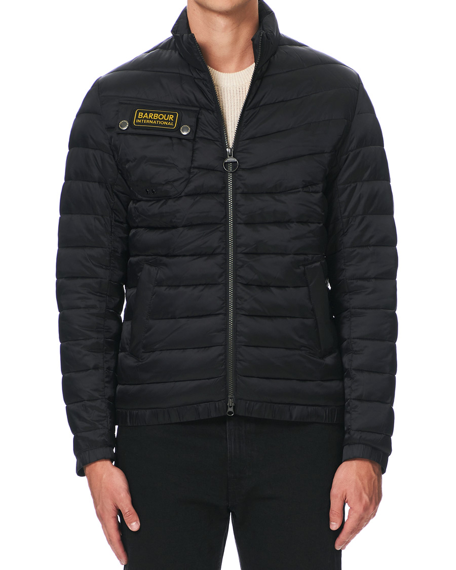 Mies | Takit | Barbour International | Chain Baffle Jacket Black