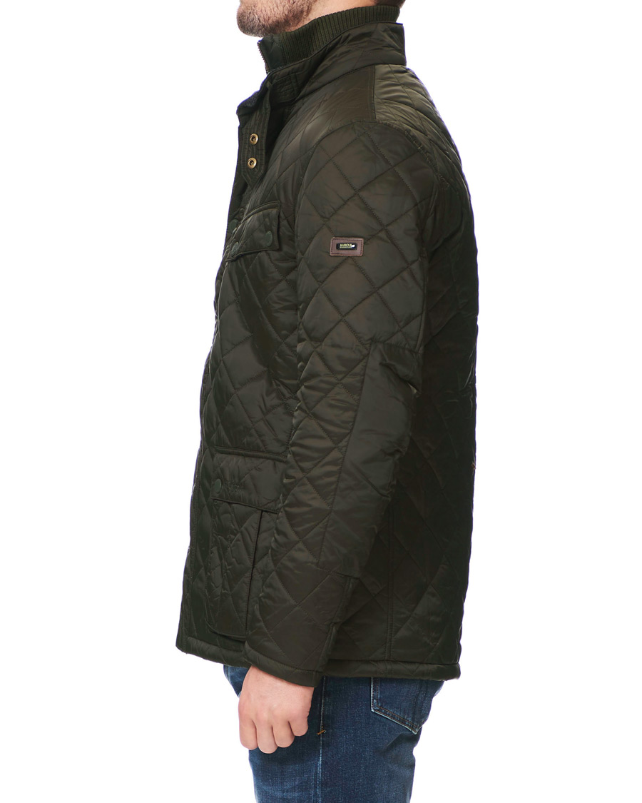 Mies | Takit | Barbour International | Windshield Quilt Jacket Sage