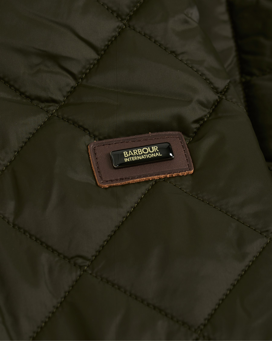 Mies | Takit | Barbour International | Windshield Quilt Jacket Sage