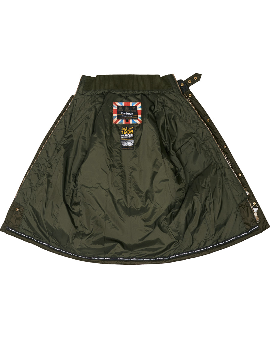 Mies | Takit | Barbour International | Windshield Quilt Jacket Sage