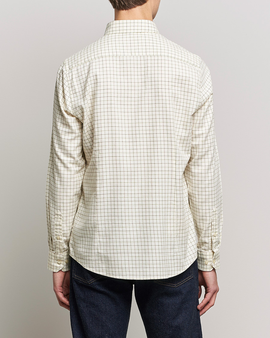 Mies | Kauluspaidat | Barbour Lifestyle | Dillon Check Flannel Shirt White/Green