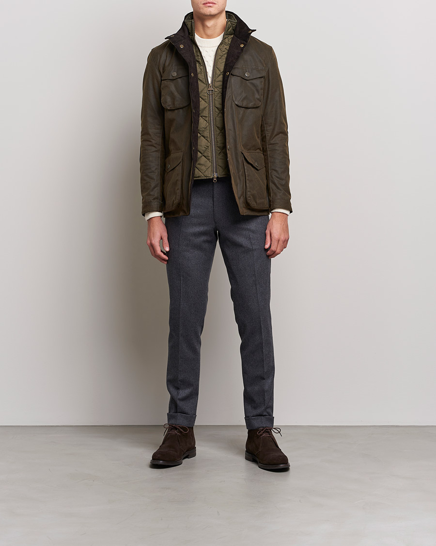 Mies | Takit | Barbour Lifestyle | Ogston Waxed Jacket Olive