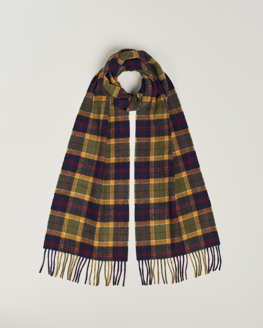 Mies | Barbour Lifestyle Tartan Lambswool Scarf Green/Navy/Red | Barbour Lifestyle | Tartan Lambswool Scarf Green/Navy/Red