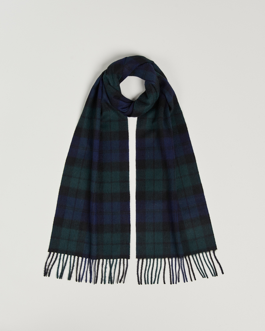 Miehet |  | Barbour Lifestyle | Lambswool/Cashmere New Check Tartan Blackwatch