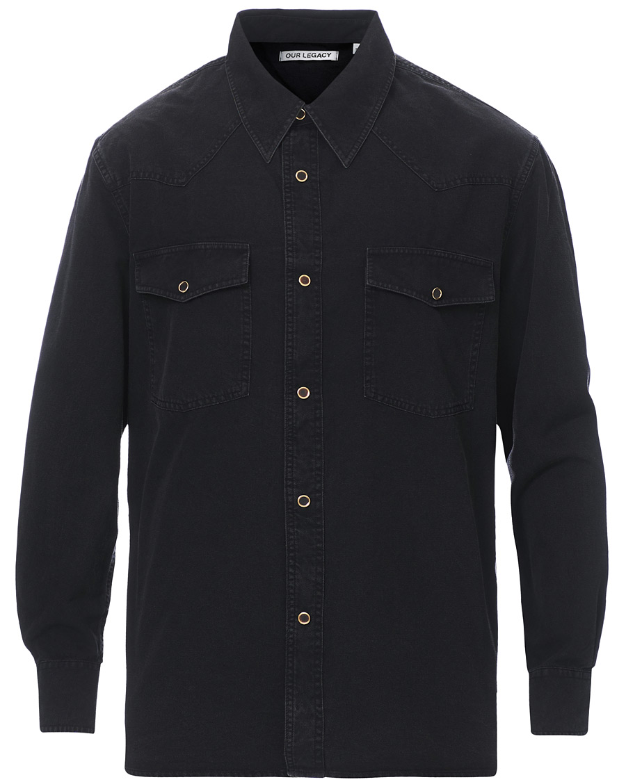 Mies | Kauluspaidat | Our Legacy | Denim Western Shirt Black