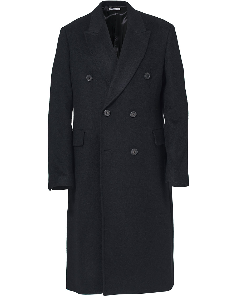 Mies | Takit | Our Legacy | Whale Double Breasted Wool Coat Black