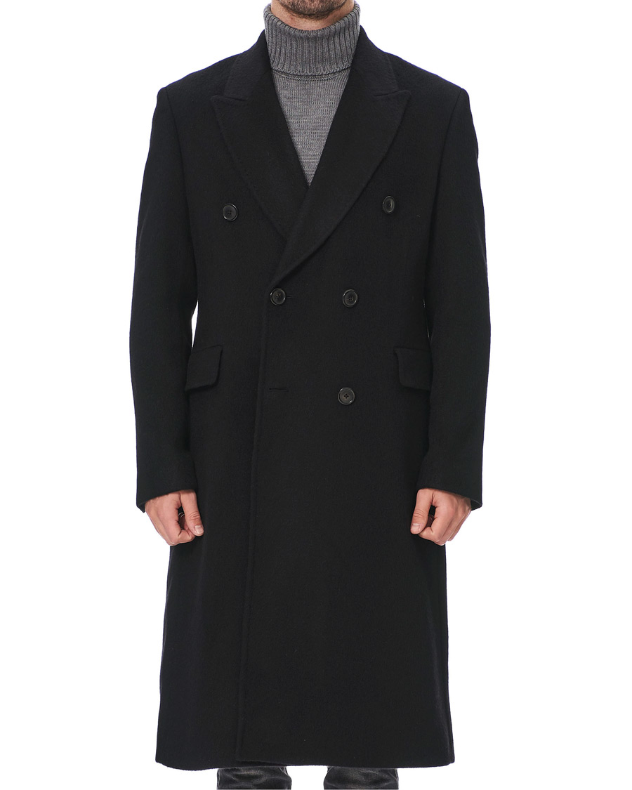 Mies | Takit | Our Legacy | Whale Double Breasted Wool Coat Black