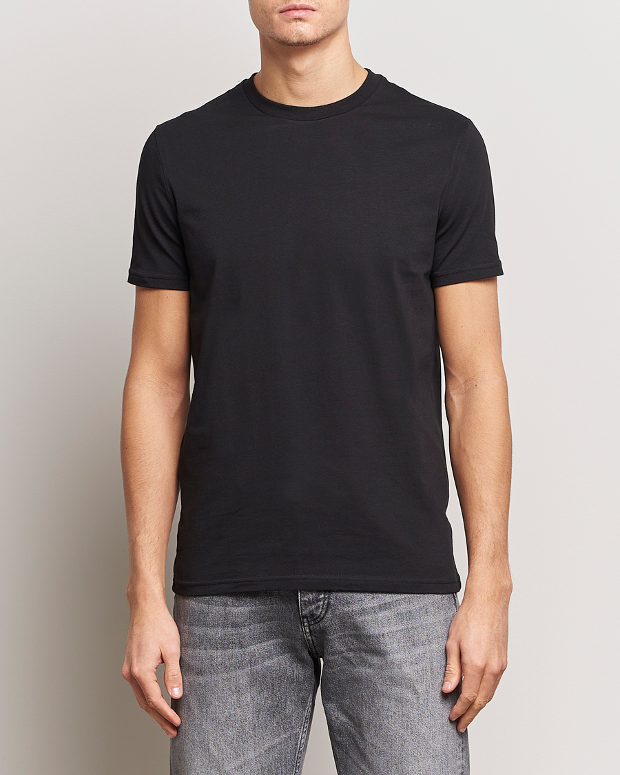 Mies | Mustat t-paidat | Dsquared2 | 2-Pack Cotton Stretch Crew Neck Tee Black