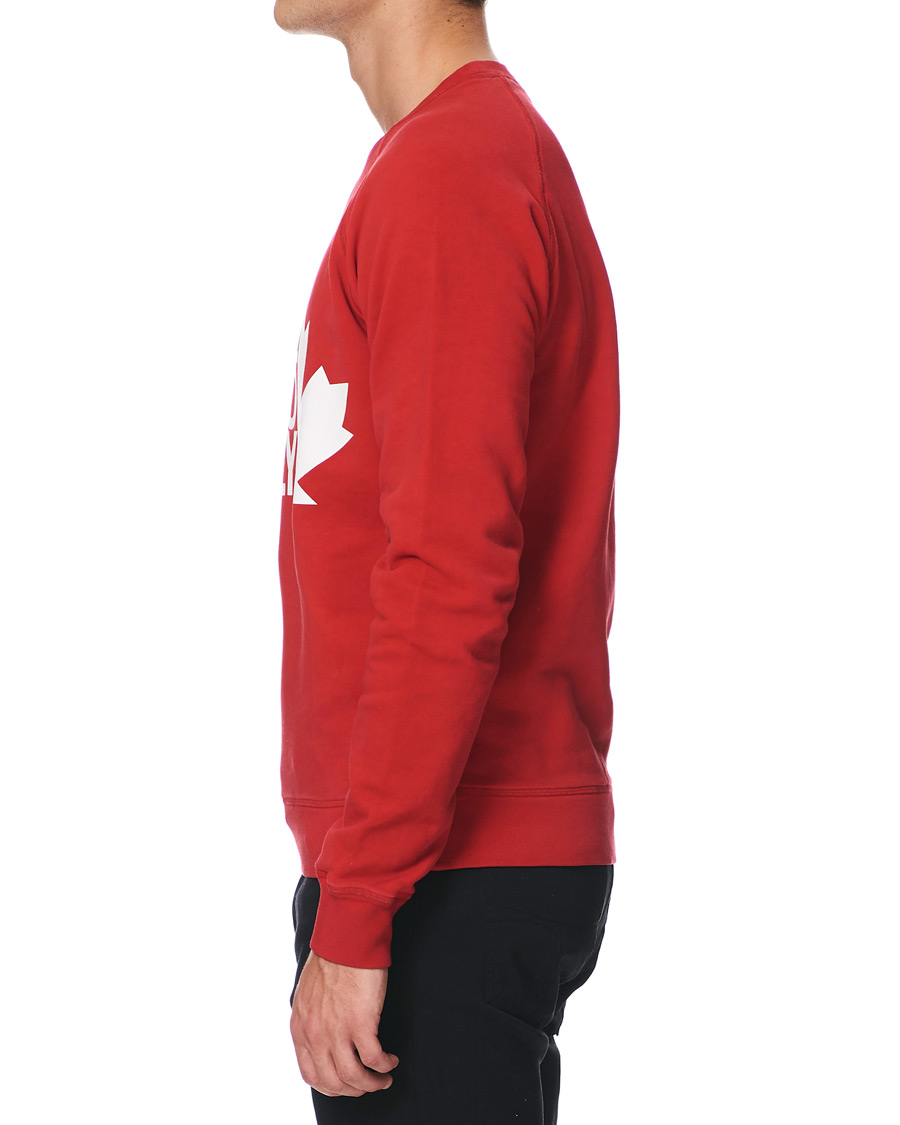 Mies | Puserot | Dsquared2 | Classic Raglan Fit Sweatshirt Red