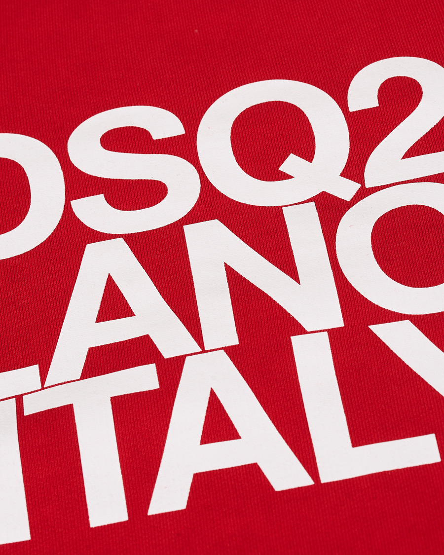 Mies | Puserot | Dsquared2 | Classic Raglan Fit Sweatshirt Red