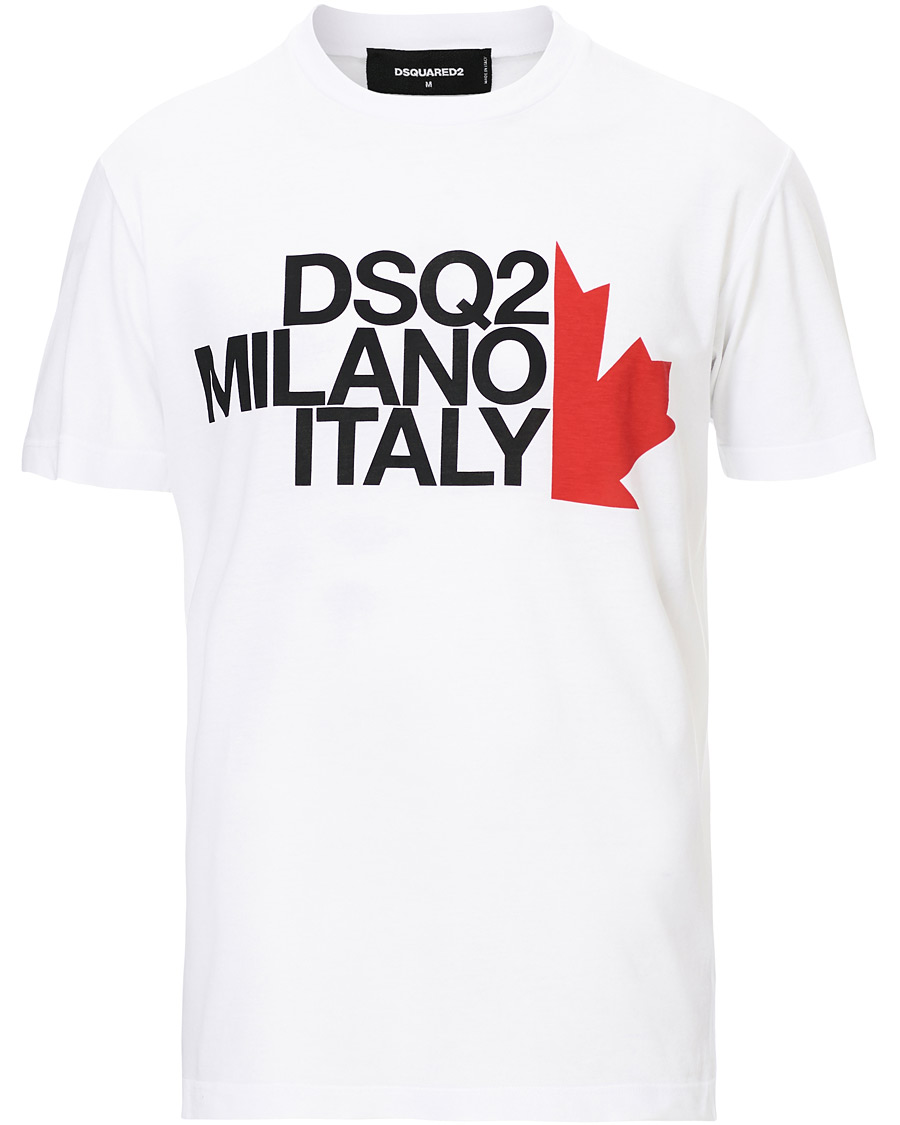 Mies | T-paidat | Dsquared2 | Cool Fit Logo Crew Neck Tee White