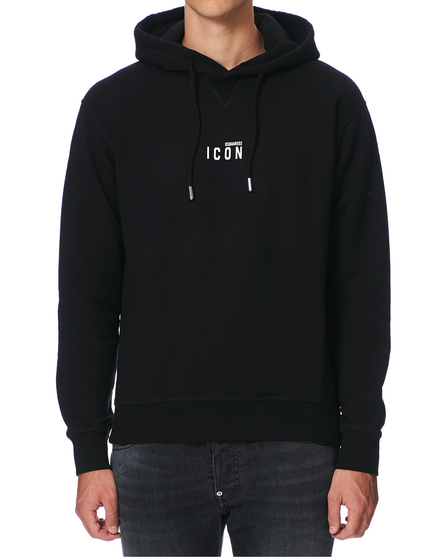 Mies | Puserot | Dsquared2 | Cool Fit Icon Small Logo Hoodie Black