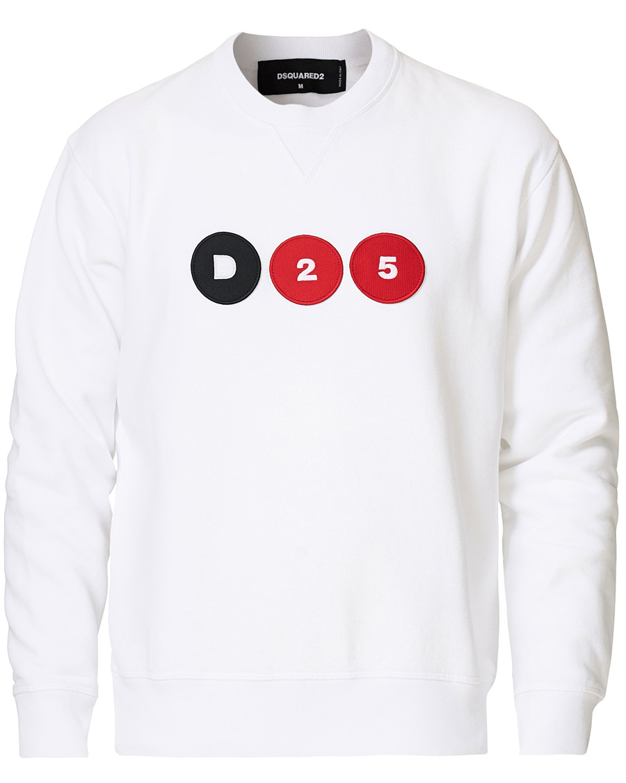 Mies | Puserot | Dsquared2 | 25th Anniversary Capsule Collection Sweatshirt White