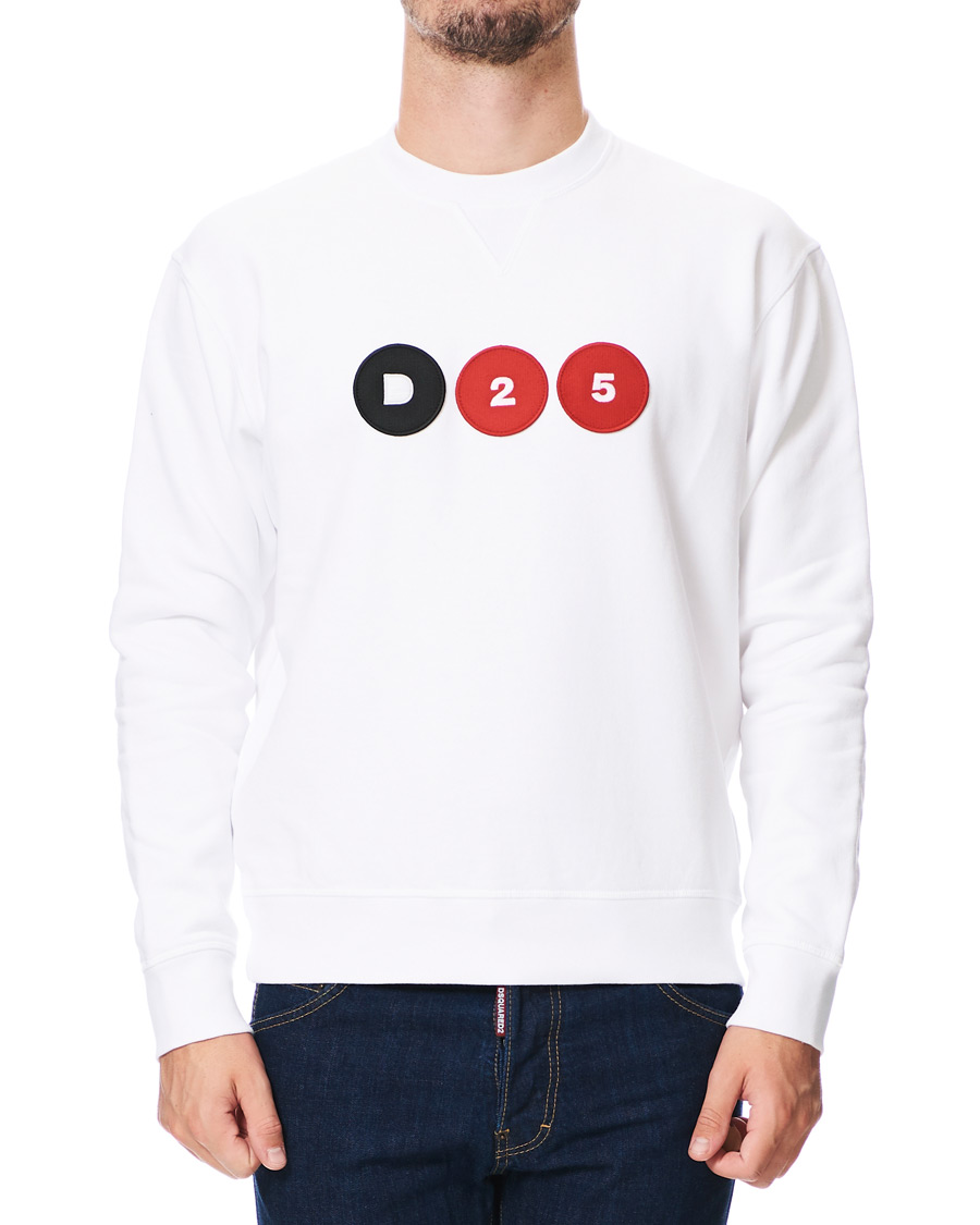 Mies | Puserot | Dsquared2 | 25th Anniversary Capsule Collection Sweatshirt White
