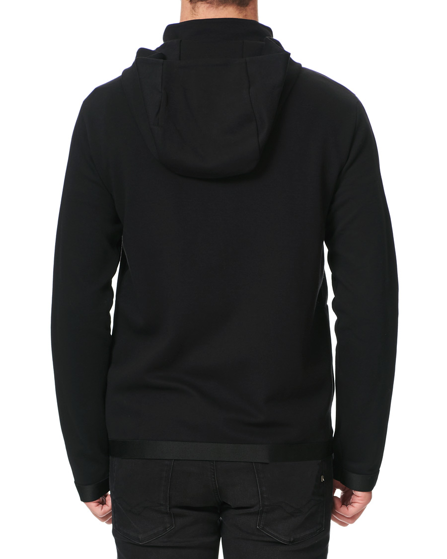 Mies | Puserot | EA7 | Train Gold Label Full Zip Hoodie Black