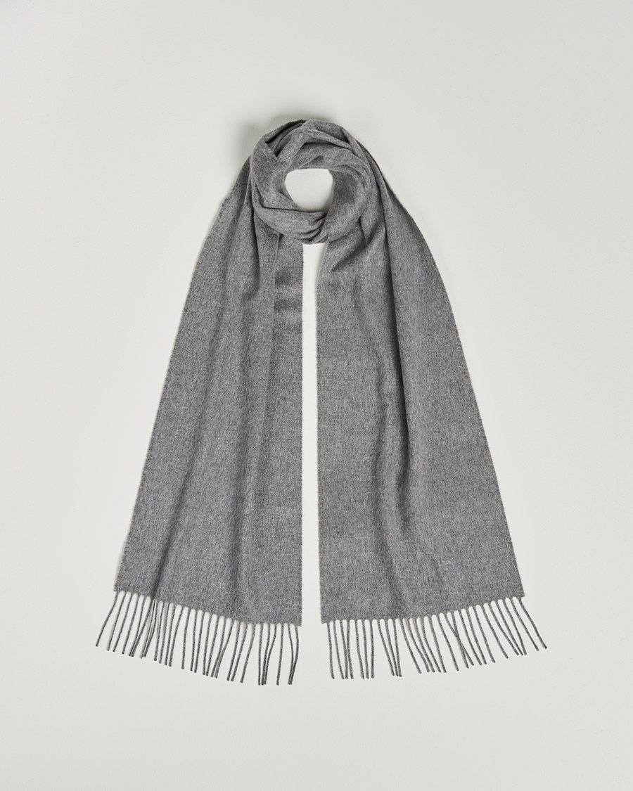 Mies | Johnstons of Elgin Cashmere Scarf Granite | Johnstons of Elgin | Cashmere Scarf Granite