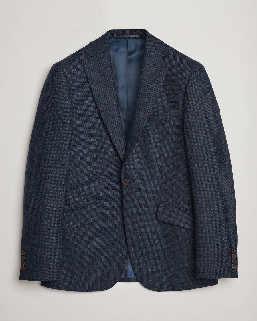 Mies | Pikkutakit | Walker Slater | Edward Lambswool Windowpane Blazer Navy