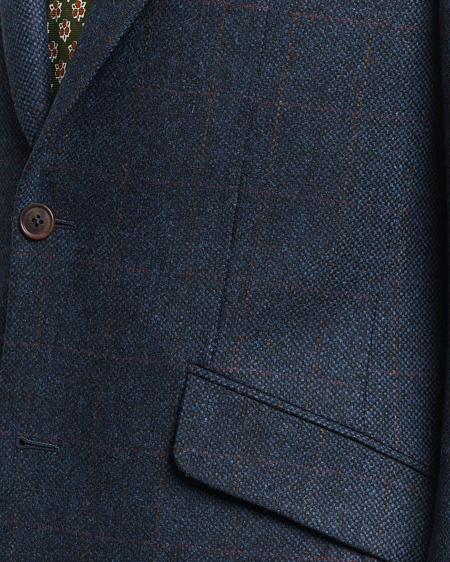 Mies | Pikkutakit | Walker Slater | Edward Lambswool Windowpane Blazer Navy