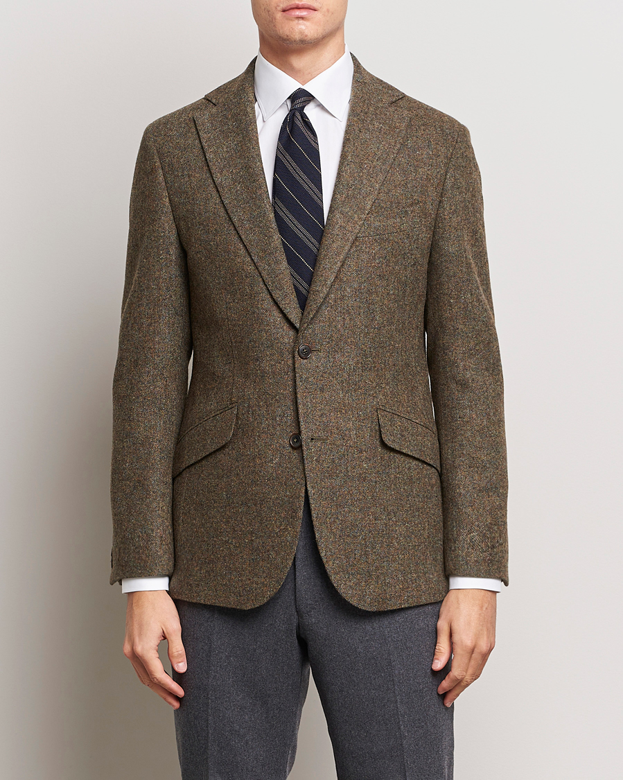 Mies | Pikkutakit | Walker Slater | Edward Wool Donegal Blazer Moss Green