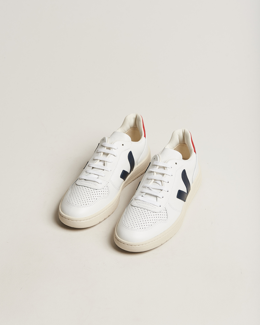 Mies |  | Veja | V-10 Leather Sneaker White Nautico/Pekin