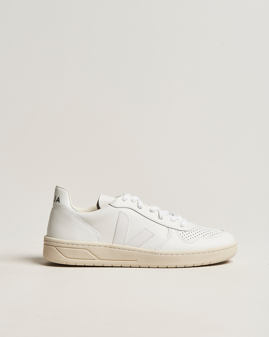 Mies | Veja V-10 Leather Sneaker Extra White | Veja | V-10 Leather Sneaker Extra White