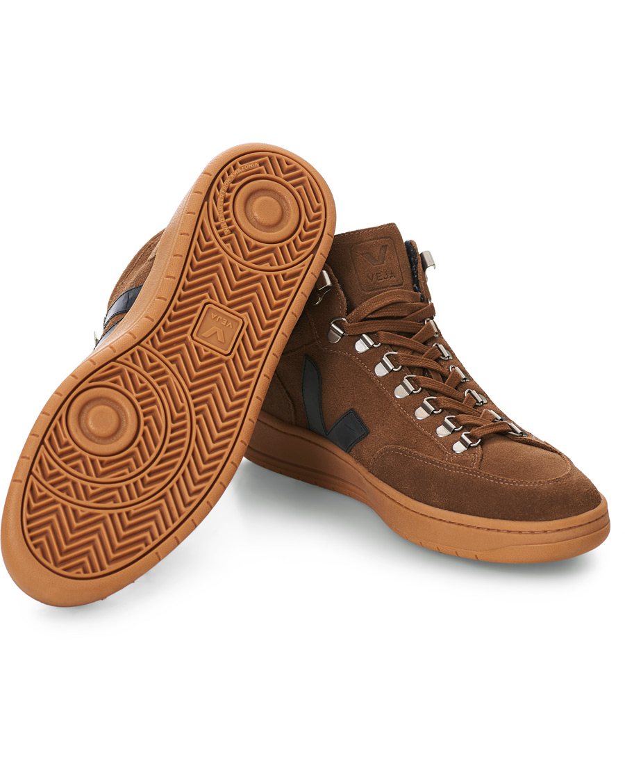 Mies | Veja Roraima High Sneaker Brown Black | Veja | Roraima High Sneaker Brown Black