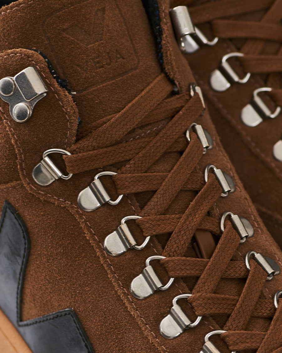 Mies | Veja Roraima High Sneaker Brown Black | Veja | Roraima High Sneaker Brown Black