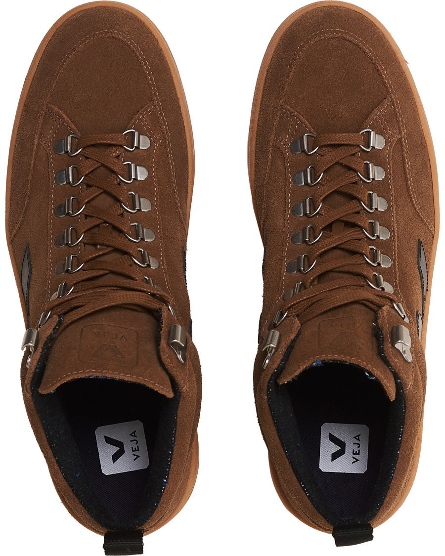 Mies | Veja Roraima High Sneaker Brown Black | Veja | Roraima High Sneaker Brown Black