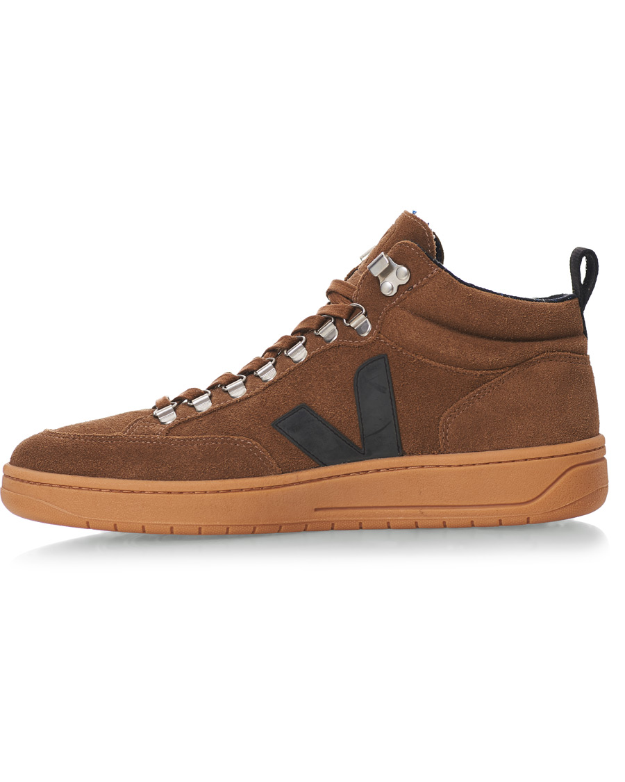 Mies | Veja Roraima High Sneaker Brown Black | Veja | Roraima High Sneaker Brown Black