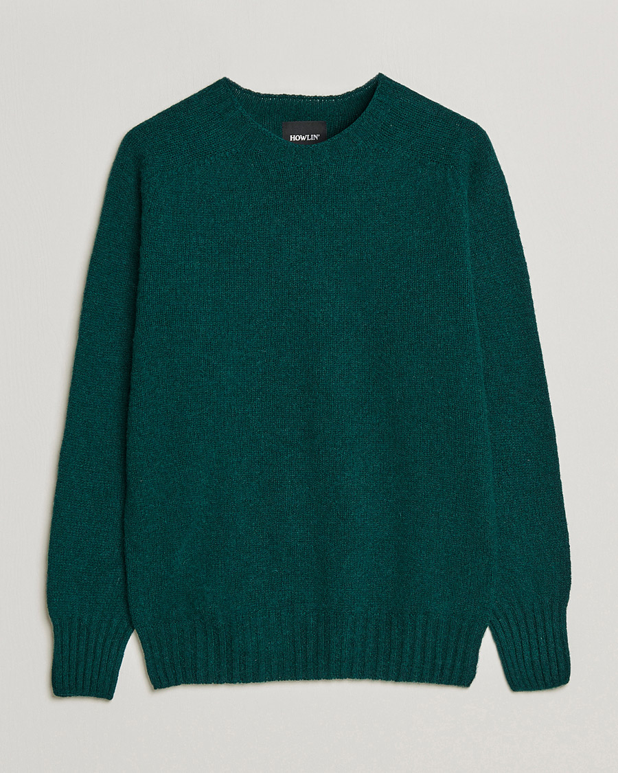 Miehet |  | Howlin' | Brushed Wool Sweater Forest