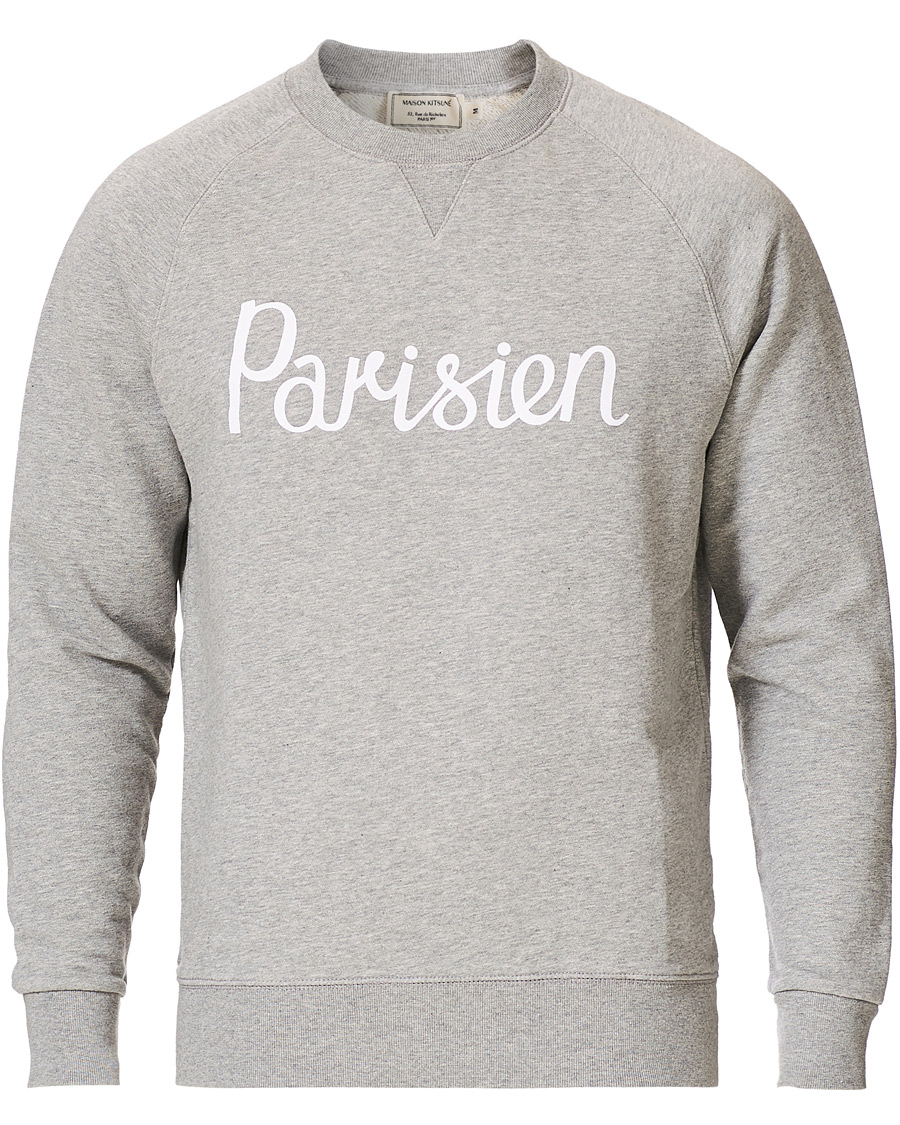 Mies | Puserot | Maison Kitsuné | Parisien Sweatshirt Grey Melange