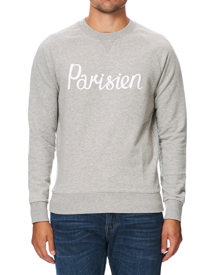 Mies | Puserot | Maison Kitsuné | Parisien Sweatshirt Grey Melange