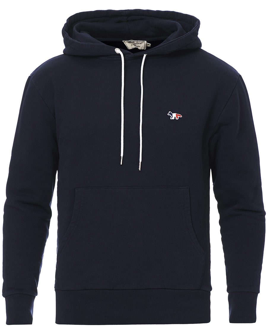 Mies | Puserot | Maison Kitsuné | Tricolor Fox Hoodie Navy