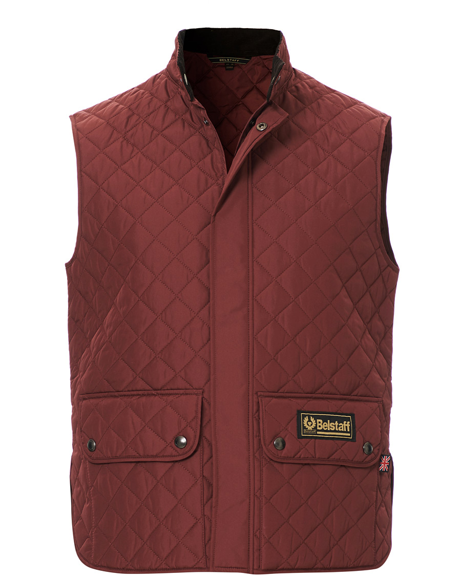 Mies | Takit | Belstaff | Waistcoat Quilted Burnished Red