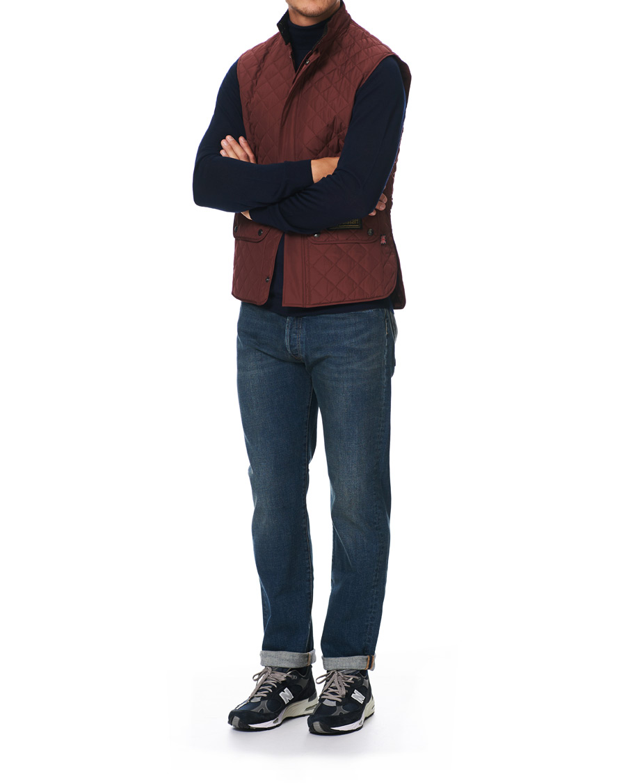 Mies | Takit | Belstaff | Waistcoat Quilted Burnished Red