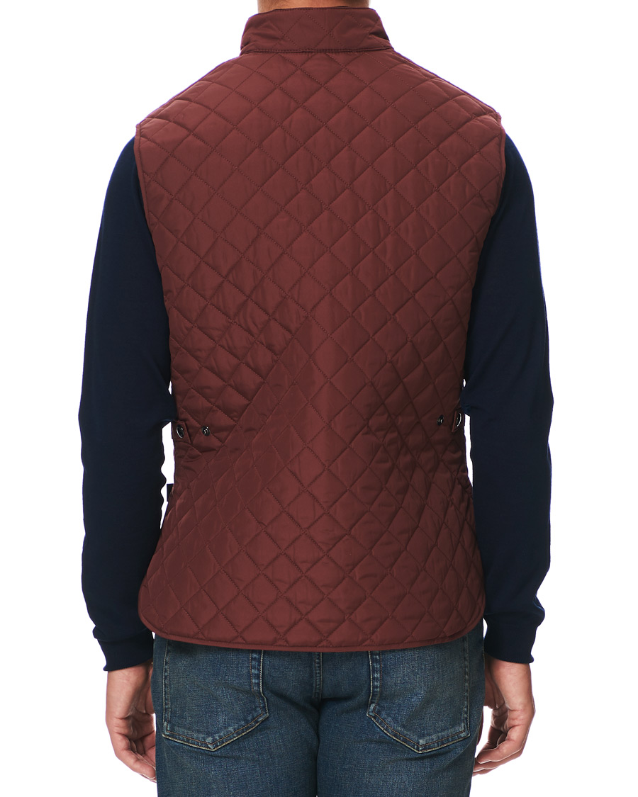 Mies | Takit | Belstaff | Waistcoat Quilted Burnished Red
