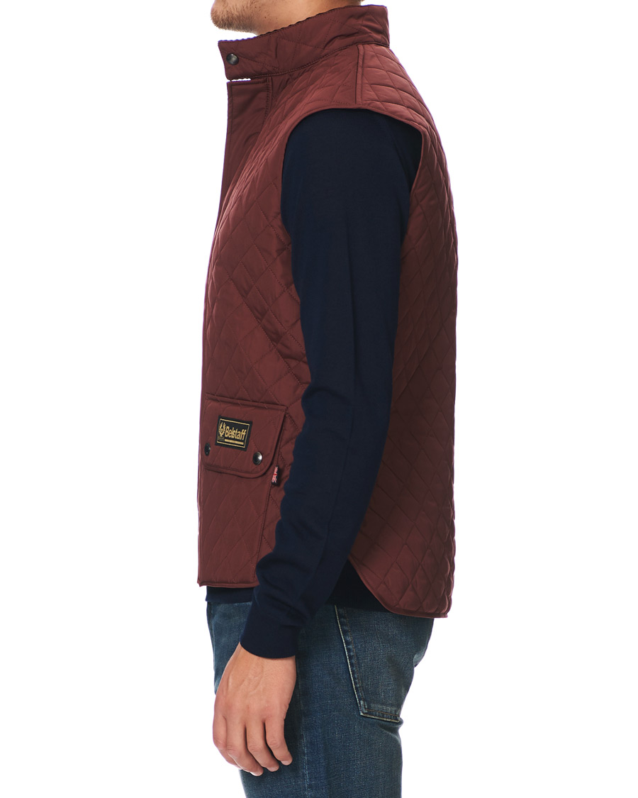 Mies | Takit | Belstaff | Waistcoat Quilted Burnished Red