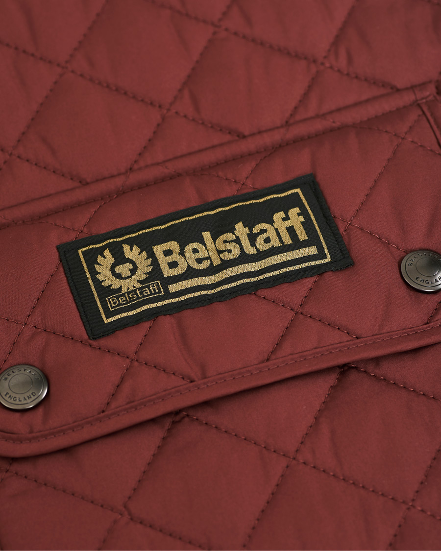 Mies | Takit | Belstaff | Waistcoat Quilted Burnished Red
