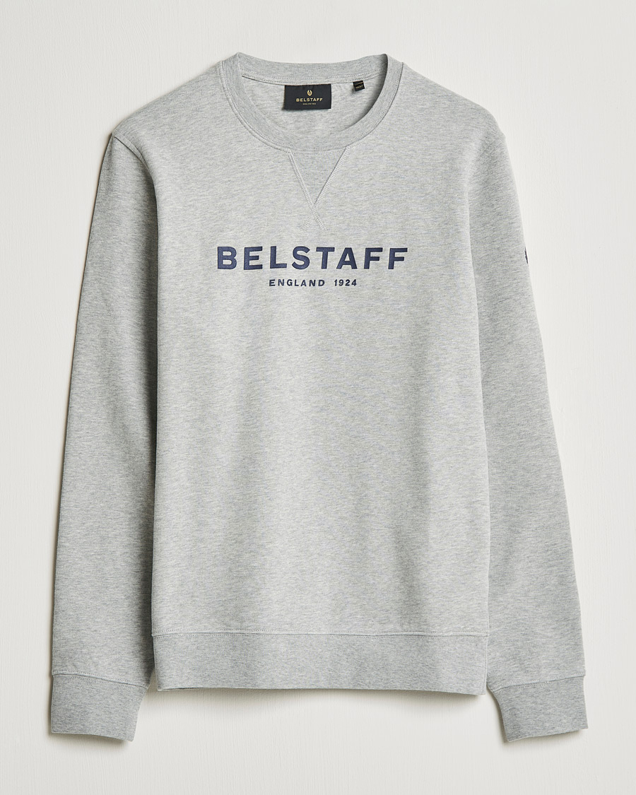 Miehet |  | Belstaff | Belstaff 1924 Crew Neck Logo Sweat Grey Melange